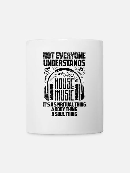 La house music que seuls les vrais DJ comprennent - Mug blanc - blanc