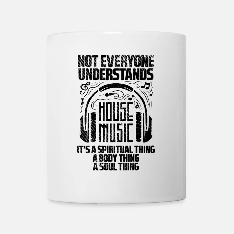 La house music que seuls les vrais DJ comprennent - Mug blanc - blanc