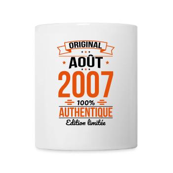 18th Birthday - Original - August 2007 - Mug - white - Front