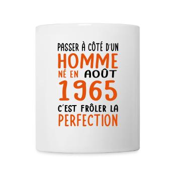 60th birthday - Born in August 1965 - Mug - white - Front