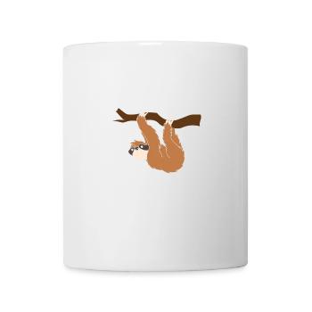Für einen Burnout - Faultier Faulenzer - Tasse - Weiß - Vorne