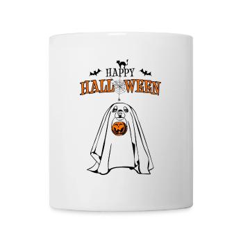 Happy Halloween Hund Geist Kürbis Hunde Wilsigns - Tasse - Weiß - Vorne