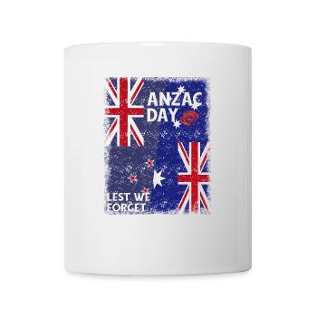 Australian - New Zealand - Anzac Day - Mug - white - Front