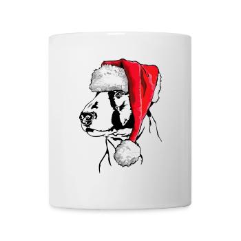 Santa English Bull Terrier Christmas Wilsigns - Mug - white - Front