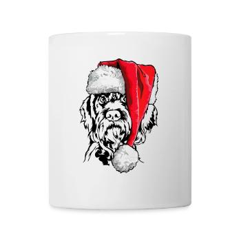 Père Noël allemand Chiens de Noël Wilsigns - Mug blanc - blanc - Devant
