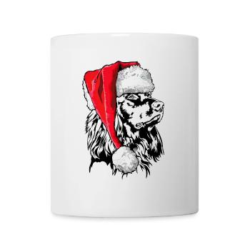 Santa German Longhair Christmas Dogs Wilsigns - Mug - white - Front