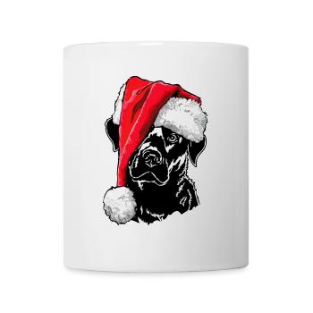 Père Noël Labrador Retriever chien de Noël Wilsigns - Mug blanc - blanc - Devant
