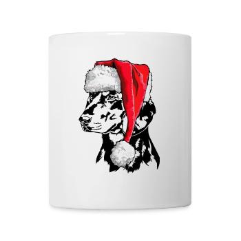 Santa Slovensky Kopov Weihnachten Hunde Wilsigns - Tasse - Weiß - Vorne