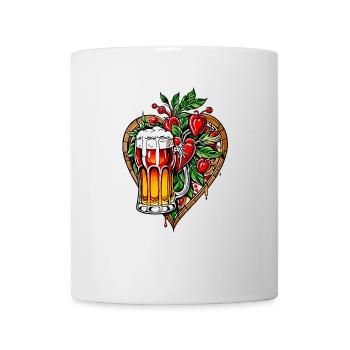 I love beer - Mug - white - Front