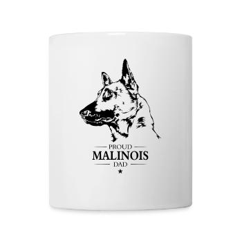 Malinois Dad Dog Dog Wilsigns - Mug - white - Front