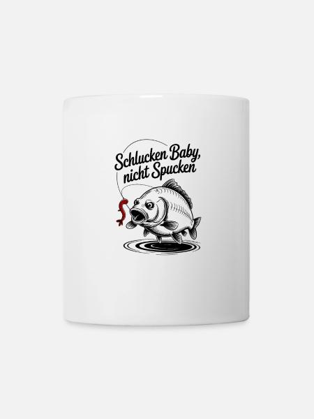 Schlucken Baby – nicht Spucken - Tasse - Weiß