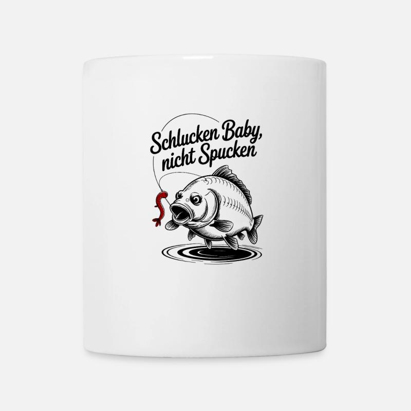Schlucken Baby – nicht Spucken - Tasse - Weiß