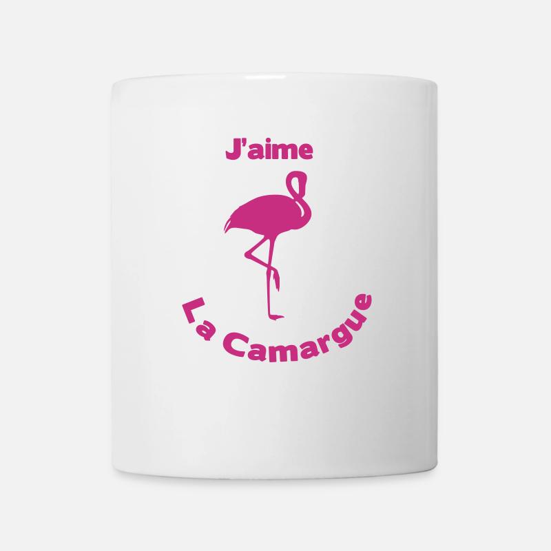 j'aime la Camargue - Mug blanc - blanc