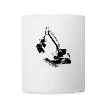 Excavator - Tasse - Weiß - Vorne