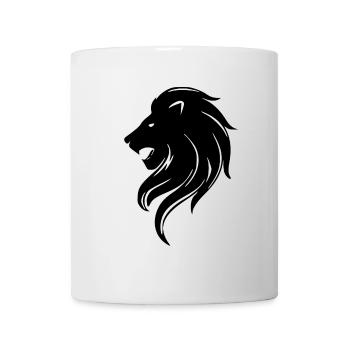 Lion - symbole - Mug blanc - blanc - Devant