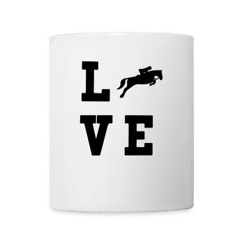 Horseback riding - Mug - white - Front