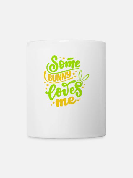 Some bunny loves me - Mug - white