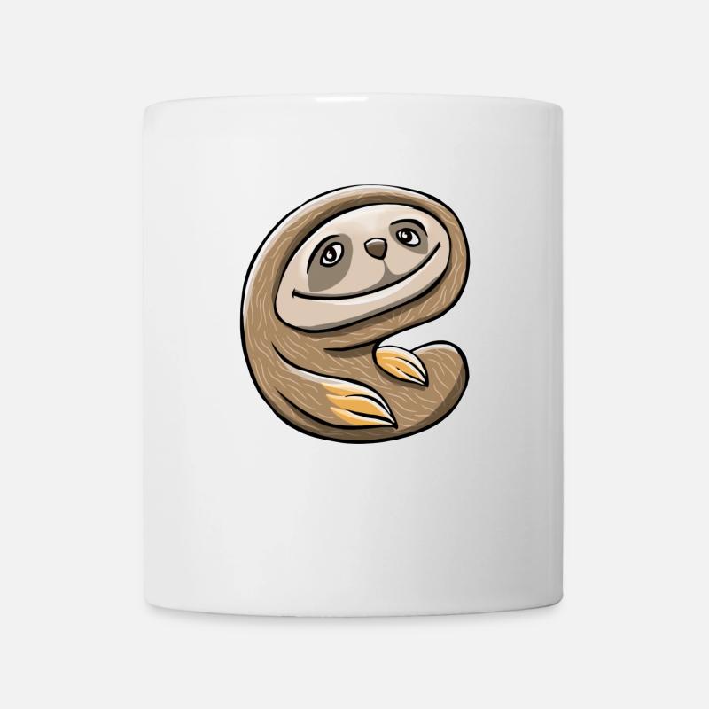 Happy Sloth - Tasse - Weiß