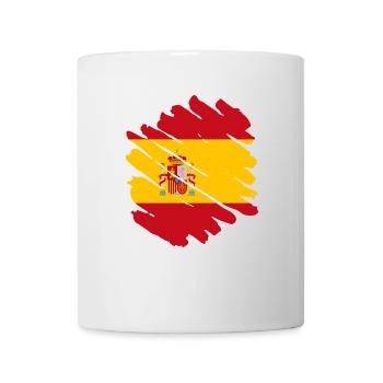Spain Flag Vintage Spanish Flag Distressed Look - Mug - white - Front