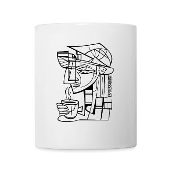 Espressionist - Espresso - Expressionism - Mug - white - Front