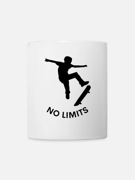 No Limits – Skateboard Dreams - Tasse - Weiß