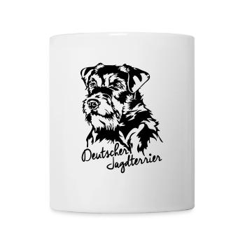 TERRIER DE CHASSE ALLEMAND CHIENS DE CHASSE Chien de chasse Wilsigns - Mug blanc - blanc - Devant
