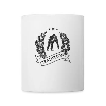 Wrestlers Tradtition love wrestling wrestling - Mug - white - Front