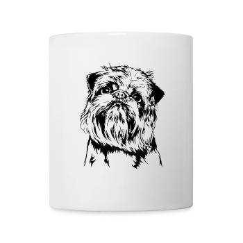 BELGISCHER ZWERGGRIFFON Griffon Hunde Wilsigns - Tasse - Weiß - Vorne