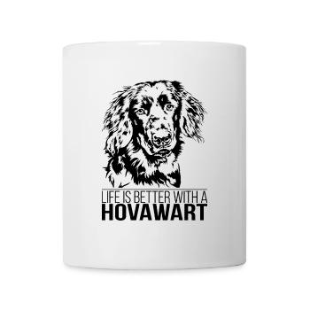 HOVAWART life is better Hunde Spruch Wilsigns - Mug - white - Front