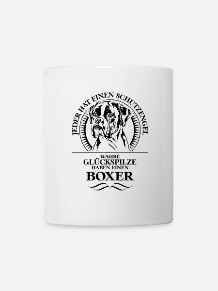 BOXER Schutzengel Hund Hunde WILSIGNS - Tasse - Weiß