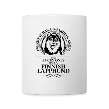 FINNISH LAPPHUND Guardian Angel Saying WILSIGNS - Mug - white - Front