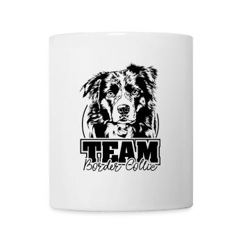 TEAM BORDER COLLIE Hütehund Agility Hundesport - Tasse - Weiß - Vorne