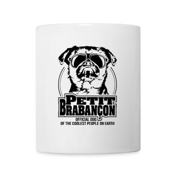 PETIT BRABANCON coolest people Hundespruch Hunde - Tasse - Weiß - Vorne