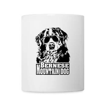 BERNESE MOUNTAIN DOG cool lunettes de soleil chiens chien - Mug blanc - blanc - Devant