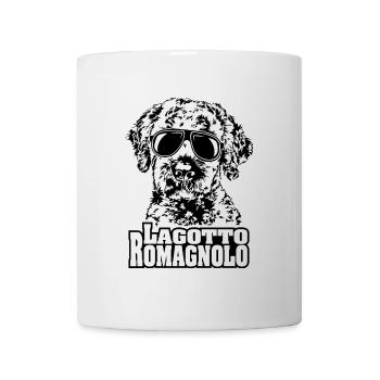 LAGOTTO ROMAGNOLO cool lunettes de soleil chien chien - Mug blanc - blanc - Devant