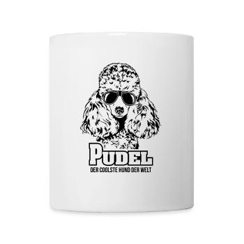 PUDEL coolster Hund Hundespruch Wilsigns Hunde - Tasse - Weiß - Vorne