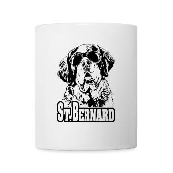 ST BERNARD cool Sonnenbrille Hunde Hund - Tasse - Weiß - Vorne