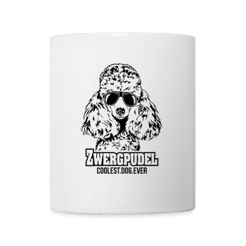 ZWERGPUDEL coolest dog ever Hundespruch Hund - Tasse - Weiß - Vorne