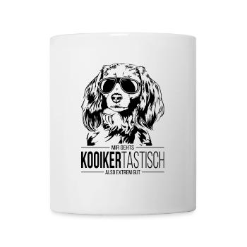 KOOIKERTASTISCH Kooikerhondje Hundespruch Hunde - Tasse - Weiß - Vorne