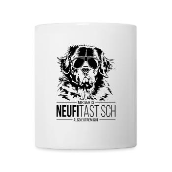 NEUFITASTISCH Neufundländer Spruch Hunde Wilsigns - Tasse - Weiß - Vorne