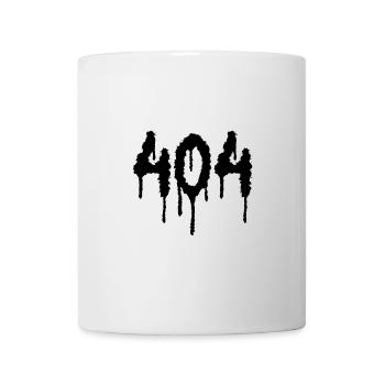 404 Logo - Tasse - Weiß - Vorne