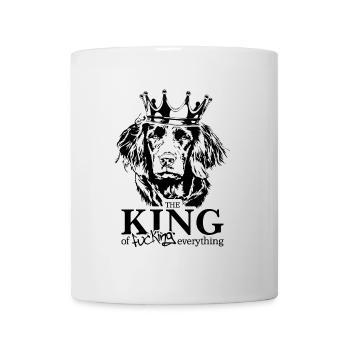Chien de caille allemand Roi de tout Wilsigns - Mug blanc - blanc - Devant