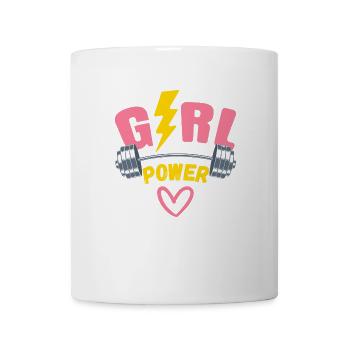Girl Power Gift Gift Idea Fitness Workout - Mug blanc - blanc - Devant