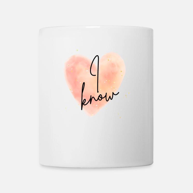 I know - Tasse - Weiß