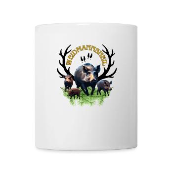 Jäger, Weidmann, Förster Motiv Weidmannsheil - Tasse - Weiß - Vorne