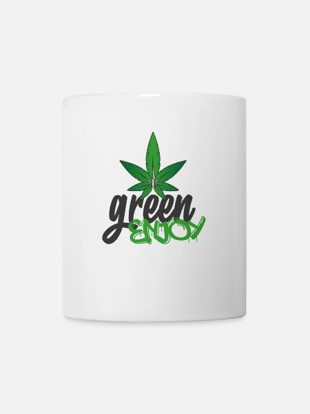 Green Enjoy - Tasse - Weiß