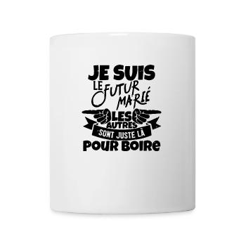 Futur Marié - Mug blanc - blanc - Devant
