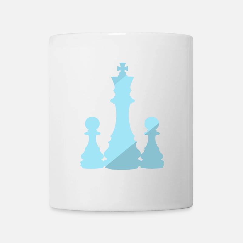 Schachmatt Schach Bischof - Tasse - Weiß