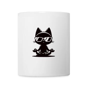 Cool Yoga Cats Design - Mug - white - Front