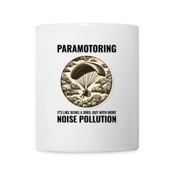 Paramotor Pilot Paramotoring Powered Paraglider - Mug - white - Front